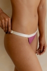 Top Any Mar&iacute;lia Uva e Offwhite
