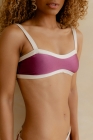Biqu&iacute;ni Mar&iacute;lia Uva e Offwhite