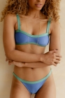 Calcinha Marília Azul e Verde