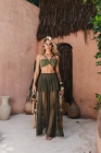 Saia Priscila Peplum de Renda