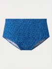 Sunga Masculina Lisa Estampado Azul